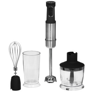 Изображение товара Погружной блендер Reoka RKHB-S1503 1200 Вт черный с насадками и мерным стаканом