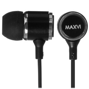Изображение товара Проводные наушники Maxvi MHF-03 черный с микрофоном