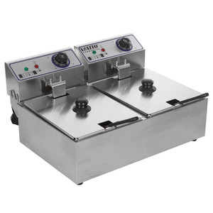 Изображение товара Фритюрница Viatto EF-6L-2 серебристая для профессиональной жарки