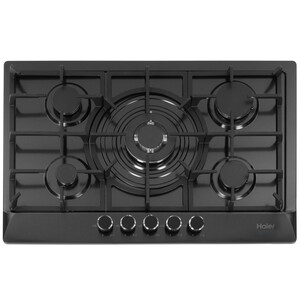 Изображение товара Газовая варочная поверхность Haier HHX-M75CWBX 5 конфорок с электроподжиг