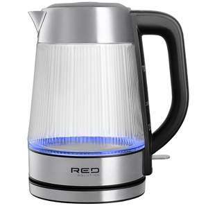 Изображение товара Электрочайник RED SOLUTION G121 1,8 л серебристый с синей подсветкой