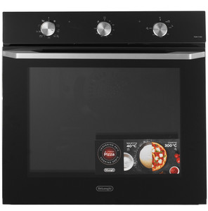 Изображение товара Электрический духовка DeLonghi NSM 7NL PPP RUS, 74 л, ретро стиль, черный