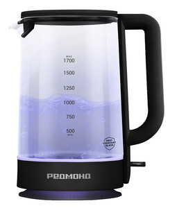 Изображение товара Электрочайник РЕДМОНД KG272 черный с термостойким стеклом