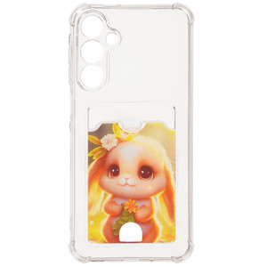 Изображение товара Накладка Zibelino Silicone Card Holder для Samsung Galaxy A16 с карманом и усиленными углами