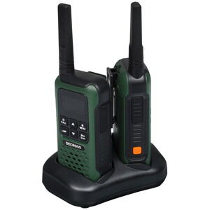 Изображение товара Радиостанция Decross DC93 набор 2 шт зеленый водостойкий активный отдых