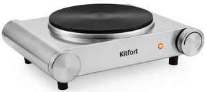 Изображение товара Компактная электрическая плита Kitfort КТ-151 серебристая