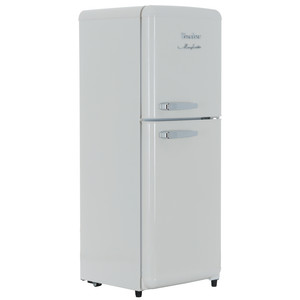 Изображение товара Компактный ретро холодильник Tesler RT-110, бежевый, 110 л