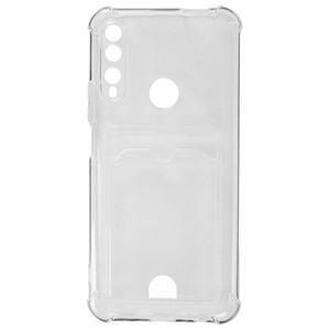 Изображение товара Накладка Zibelino Silicone Card Holder для HONOR 9X и HUAWEI P smart Z прозрачная с карманом