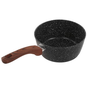 Изображение товара Ковш Rashel R-104/18, 1.5 л, черный, антипригарное мраморное покрытие