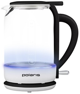 Изображение товара Электрочайник Polaris PWK 1759CGL белый 1.5 л 2150 Вт стекло пластик