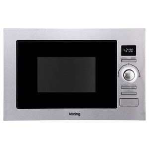 Изображение товара Встраиваемая микроволновая печь Korting KMI 925 CX серебристая, 25л, гриль и конвекция