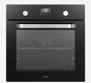 Изображение товара Электрический духовой шкаф Haier HOX-P11HGB черный с дисплеем и программами