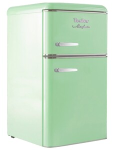 Изображение товара Tesler RT-95 - компактный двухкамерный холодильник, зелёный