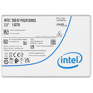 1920ГБСерверныйSSDIntelD7-P5520Series[SSDPF2KX019T1N1]