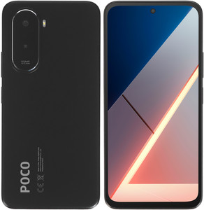 Изображение товара Смартфон POCO M7 256 ГБ черный с большим экраном 6.9 дюйма