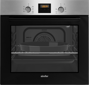 Изображение товара Электрический духовой шкаф Simfer B6EM56024 серебристый с конвекцией и грилем
