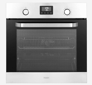 Изображение товара Электрический духовой шкаф Haier HOX-P11HFX 76 л, конвекция, гриль, серебристый