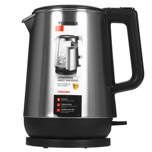 Изображение товара Электрочайник Toshiba KT-17DRURU(K) черный
