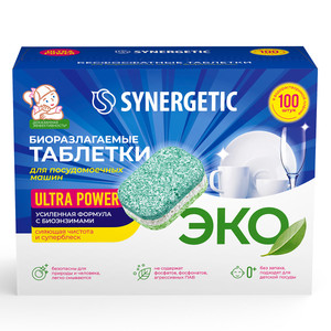 Изображение товара Средство для ПММ SYNERGETIC Ultra power