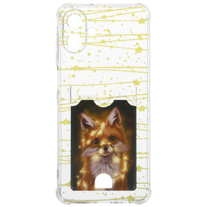 Изображение товара Накладка Zibelino Silicone Card Holder для Samsung Galaxy A07 прозрачный