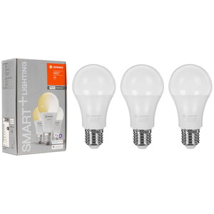 Изображение товара Комплект умных светодиодных ламп Osram Ledvance SMART+ WiFi Classic Dimmable 75 9.5 W/2700K E27