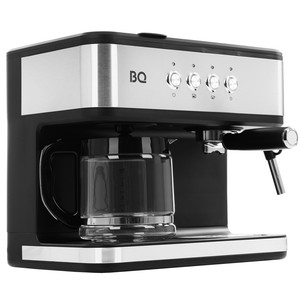 Изображение товара Рожковая кофеварка BQ CM1005 серебристая для эспрессо и капучино