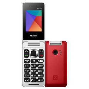 Изображение товара Раскладной телефон KENSHI Flip 241 с 2.4" экраном, 2G, камера 0.3 Мп