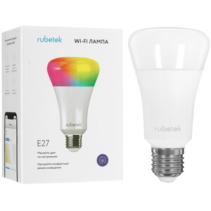 Изображение товара Умная светодиодная лампа Rubetek RL-3103 с управлением Wi-Fi и сценариями