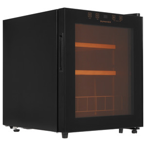 Изображение товара Винный шкаф Dunavox DXFH-16.46 черный 16 бутылок, компрессор, стекло