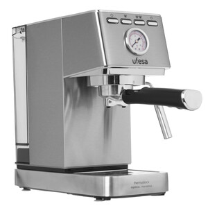 Изображение товара Рожковая кофеварка UFESA CE8030 Milazzo серебристая для эспрессо и капучино
