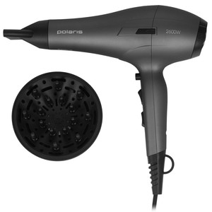 Изображение товара Фен POLARIS PHD 2600ACi серый/черный