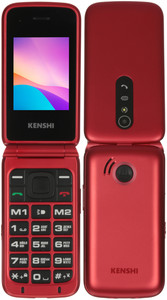 Изображение товара Сотовый телефон KENSHI SF242 красный с поддержкой Bluetooth