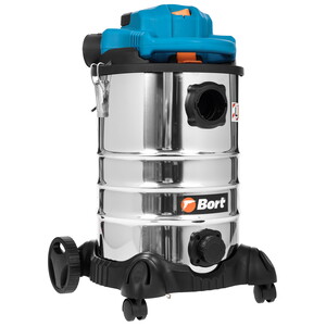 Изображение товара Строительный пылесос Bort BSS-1230-DUO с функцией воздуходувки, 30 л