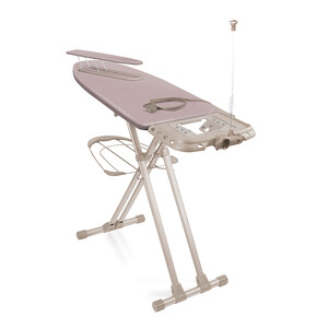 Изображение товара Гладильная доска НИКА Валенсия 1 розовый с перфорированным основанием, 123.5x46 см, 25 кг