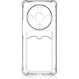 Изображение товара Прозрачная накладка BROSCORP для HONOR X9b с кармашком для карт