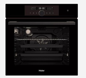 Изображение товара Электрический духовой шкаф Haier HOX-FP5RAGB черный 76 л сенсорное управление