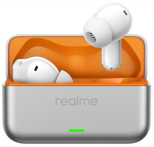 Изображение товара Наушники Realme Buds T500 Pro Серебристые с ANC и IP55