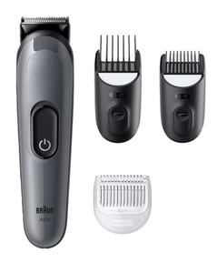 Изображение товара Триммер Braun AIO3500 серый черный для бороды и волос 4 в 1
