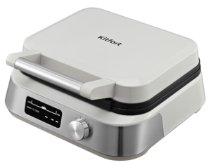 Изображение товара Вафельница Kitfort КТ-4693 серебристая для бельгийских вафель 1500 Вт