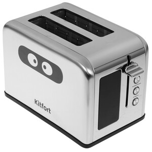 Изображение товара Тостер Kitfort КТ-6834 серебристый с 6 степенями прожарки