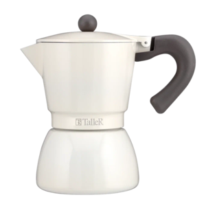 Изображение товара Гейзерная кофеварка Taller Хюгге TR-11324 белая 300 мл для кофе