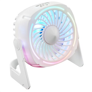 Изображение товара Вентилятор Stingray ST-FN4118A настольный белый с RGB подсветкой