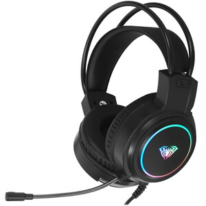 Изображение товара Проводные игровые наушники AULA S608 с подсветкой и микрофоном