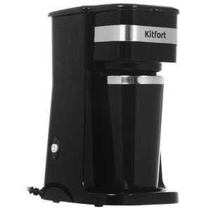 Изображение товара Капельная кофеварка Kitfort КТ-7626 черный для приготовления ароматного кофе