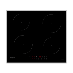 Изображение товара Индукционная варочная панель Hotpoint HQ 1760SC IX 4 конфорки сенсорное управление