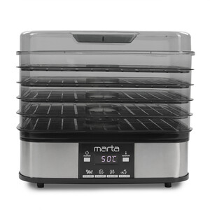Изображение товара Электросушилка для овощей и фруктов MARTA MT-FD1887D серебристая