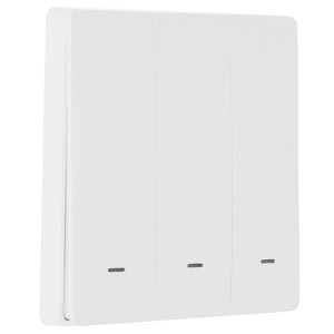 Изображение товара Выключатель MOES Bluetooth 3-Gang Wireless Switch управление через приложение