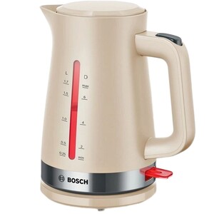 Изображение товара Bosch TWK4M227 - электрочайник 1, 7 л, 2400 Вт, бежевый