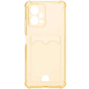 Изображение товара Накладка  Zibelino Silicone Card Holder для POCO X5/ Xiaomi REDMI Note 12 5G оранжевый