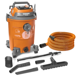 Изображение товара Строительный пылесос Daewoo DAVC 2516S мощность 1600 Вт вместимость 25 л